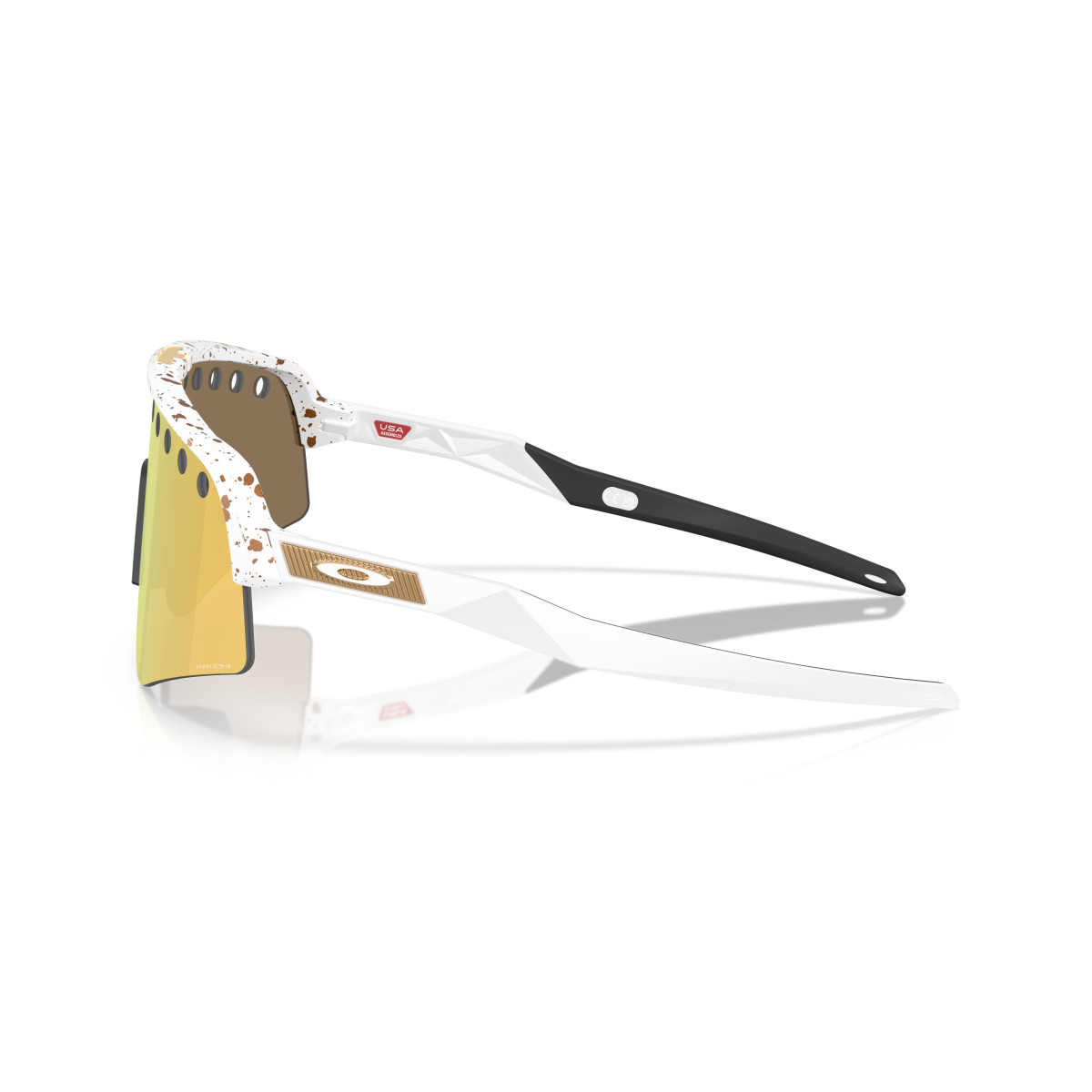 Oakley Sutro Lite Sweep Vented Sunglasses | Red/gold Splatter